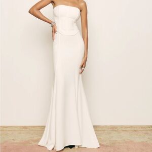 Reformation Hailey Two Piece Wedding Dress